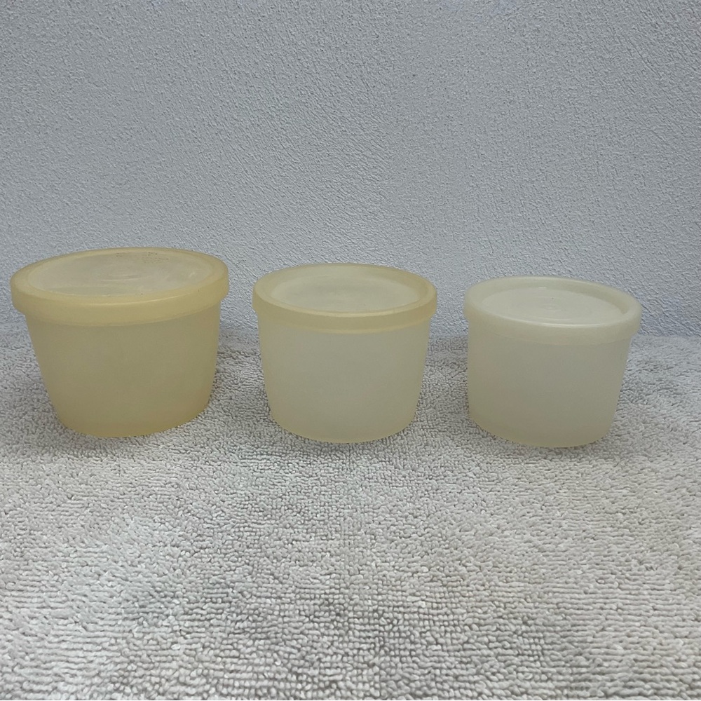Tupperware bowls with lids Tupper seal 124-6 123-6 122-6